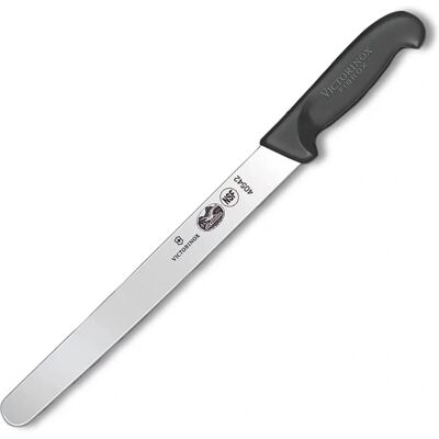 Faca de Cozinha Victorinox Fibrox - Lâmina de 25 cm - Versátil para Pastel, Presunto e Bolo Faca de Cozinha Victorinox Fibrox - Lâmina de 25 cm - Versátil para Pastel, Presunto e Bolo