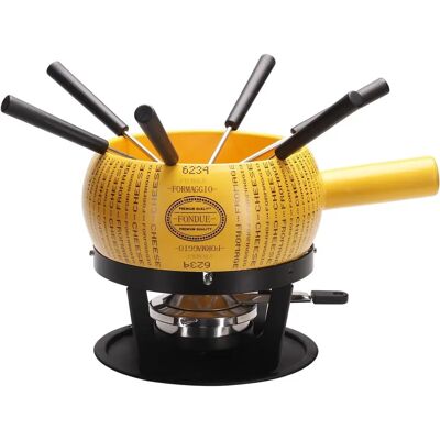 Parmino Käsefondue-Set - Käsefondue-Set, Gelb, Gelb, Parmino Parmino Käsefondue-Set - Käsefondue-Set, Gelb, Gelb, Parmino