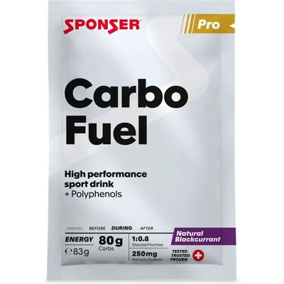 Sponser - Carbo Fuel - Cassis - 83 g - Sportgetränkepulver Sponser - Carbo Fuel - Cassis - 83 g - Sportgetränkepulver