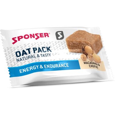 Sponser - OAT Pack Macadamia - Macadamia - Oat - Barre énergétique - Publicité Sponser - OAT Pack Macadamia - Macadamia - Oat - Barre énergétique - Publicité