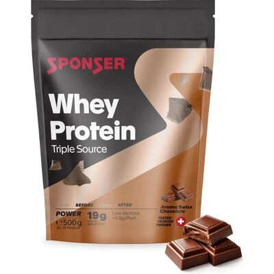 SPONSER - Whey Tri.S. Protein - Schokolade - 500 g SPONSER - Whey Tri.S. Protein - Schokolade - 500 g