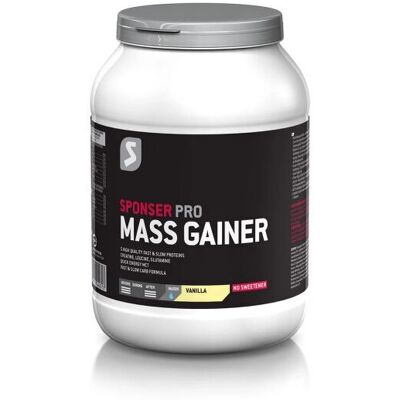Sponser Mass Gainer - Vanille - 1200g - Sportdrink Pulver Sponser Mass Gainer - Vanille - 1200g - Sportdrink Pulver