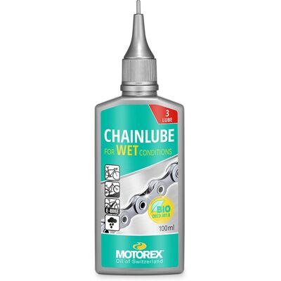Motorex KETTENÖL CHAINLUBE WET CONDITIONS 100ML - Fahrradzubehör Motorex KETTENÖL CHAINLUBE WET CONDITIONS 100ML - Fahrradzubehör