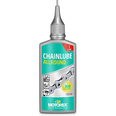 Motorex KETTENÖL ALLROUND 100 ml, weiß, für Fahrräder Motorex KETTENÖL ALLROUND 100 ml, weiß, für Fahrräder