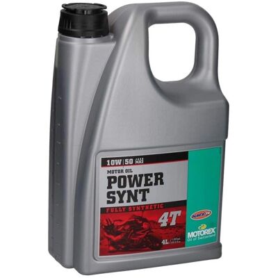 Huile moteur Motorex Power Synt 10W50 4L - Performance élevée Huile moteur Motorex Power Synt 10W50 4L - Performance élevée
