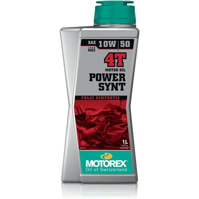 Motorex Power Synt 4T SAE 10W-50 Motor Oil - 1L Synthetic Motorex Power Synt 4T SAE 10W-50 Motor Oil - 1L Synthetic