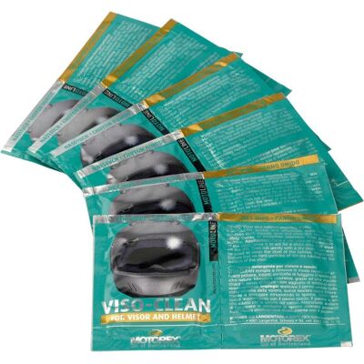 Motorex VISO-CLEAN Helmet Visor Wipes - Cleaning Wipes Motorex VISO-CLEAN Helmet Visor Wipes - Cleaning Wipes