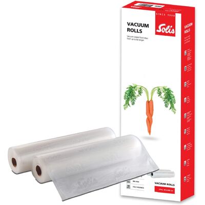 Solis - 92253 - 40 x 600 cm - 110 µm - Vakuumversiegelungsrolle Solis - 92253 - 40 x 600 cm - 110 µm - Vakuumversiegelungsrolle