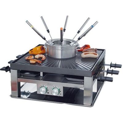 Solis of Switzerland COMBI-GRILL 3 IN 1 - Nero - Griglia da tavolo Solis of Switzerland COMBI-GRILL 3 IN 1 - Nero - Griglia da tavolo