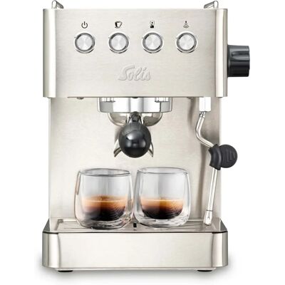 Solis Gran Gusto Siebträgermaschine Silber - Kaffeemaschine Solis Gran Gusto Siebträgermaschine Silber - Kaffeemaschine