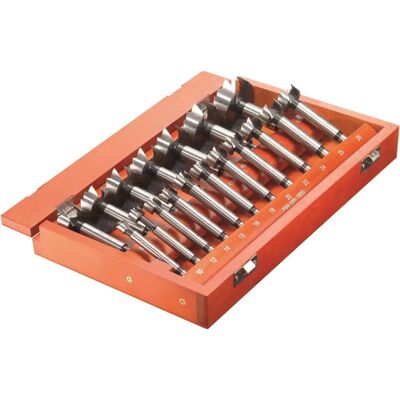 technocraft - Astlochbohrer-Satz 20-tlg - 10–50 mm - acciaio utensile forgiato technocraft - Astlochbohrer-Satz 20-tlg - 10–50 mm - acciaio utensile forgiato
