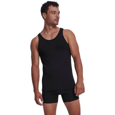 sloggi Modèle Noir 000M Débardeur en Coton Biologique - Sous-vêtements Hommes - Publicité sloggi Modèle Noir 000M Débardeur en Coton Biologique - Sous-vêtements Hommes - Publicité