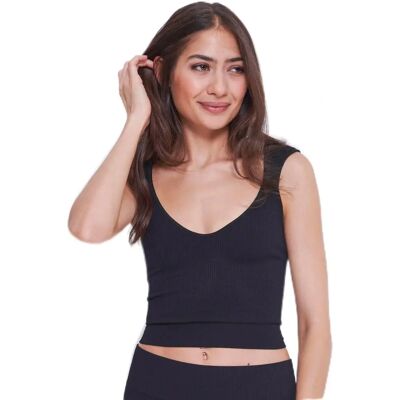 Sloggi Aloe Crop Top - Recycled Material V-Neck Comfort Sloggi Aloe Crop Top - Recycled Material V-Neck Comfort