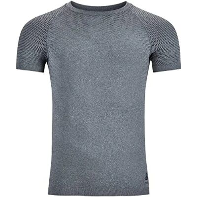 Odlo Grey Melange Performance Light Eco T-Shirt - T-Shirt Odlo Grey Melange Performance Light Eco T-Shirt - T-Shirt