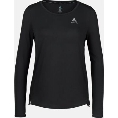 Odlo Große Schwarze Langarm Zeroweight T-Shirt - Sportbekleidung Odlo Große Schwarze Langarm Zeroweight T-Shirt - Sportbekleidung