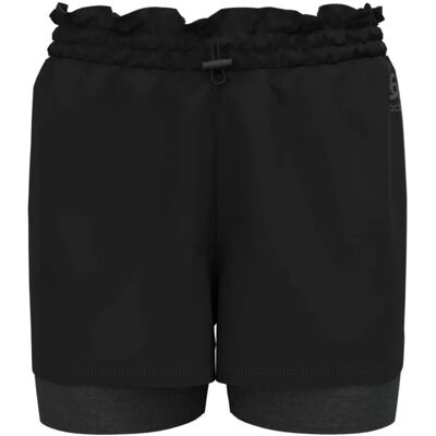 Odlo Kvinnors Active 365 5-tums 2-i-1 Shorts - Återvunnet polyester, fuktavledande Odlo Kvinnors Active 365 5-tums 2-i-1 Shorts - Återvunnet polyester, fuktavledande