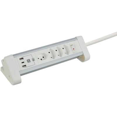 M. Schönenberger - Alu Desktop USB-C power extension - 4 Steckdosen - Steckdosenleiste M. Schönenberger - Alu Desktop USB-C power extension - 4 Steckdosen - Steckdosenleiste