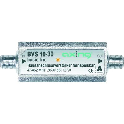 Axing BVS 10-30 TV signal amplifier - 30 dB, remote power Axing BVS 10-30 TV signal amplifier - 30 dB, remote power