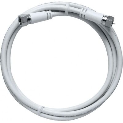 Axing MAK15080 coaxial cable 1.5 m F-type White - Coaxial Cable Axing MAK15080 coaxial cable 1.5 m F-type White - Coaxial Cable