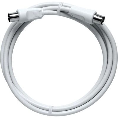 Koaxiální kabel Axing BAK 750-80 - 7,5 m - Bílý Koaxiální kabel Axing BAK 750-80 - 7,5 m - Bílý