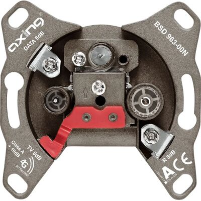 Axing BSD 963-00N Grey Socket-outlet - TV, FM, Data Axing BSD 963-00N Grey Socket-outlet - TV, FM, Data