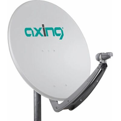Axing - SAA 85-01 - 39.53 dBi - Gris - Antena parabólica Axing - SAA 85-01 - 39.53 dBi - Gris - Antena parabólica