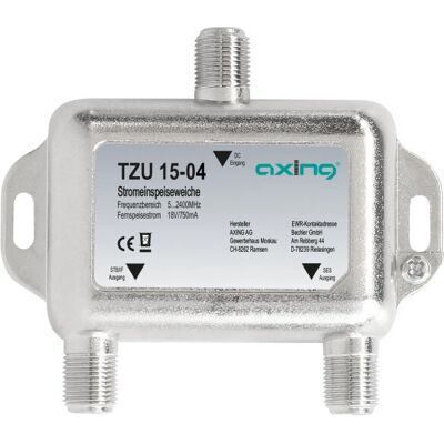 AXING TZU 15-04 Divisor de cable metálico - Filtro de señal AXING TZU 15-04 Divisor de cable metálico - Filtro de señal