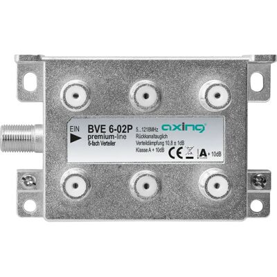 Axing BVE 6-02P Grauer Kabelsplitter - Kabelverteiler Axing BVE 6-02P Grauer Kabelsplitter - Kabelverteiler