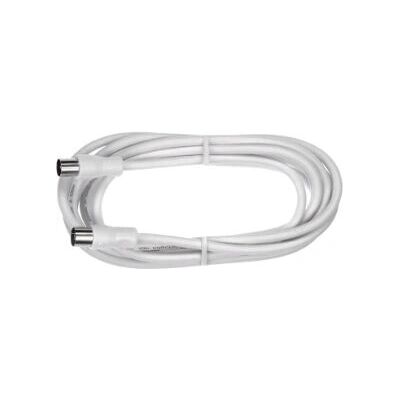 Câble coaxial Axing BAK15090 - 1,5 m IEC blanc Câble coaxial Axing BAK15090 - 1,5 m IEC blanc