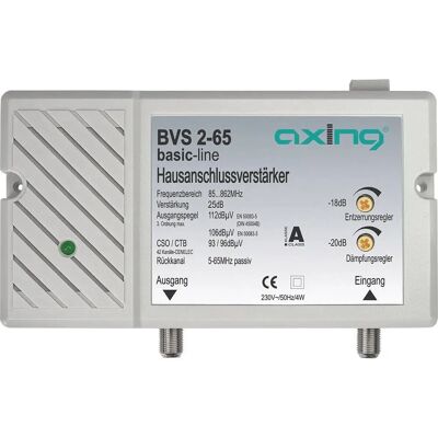 Axing BVS 2-65 Hjemme signalforstærker - 25dB Axing BVS 2-65 Hjemme signalforstærker - 25dB