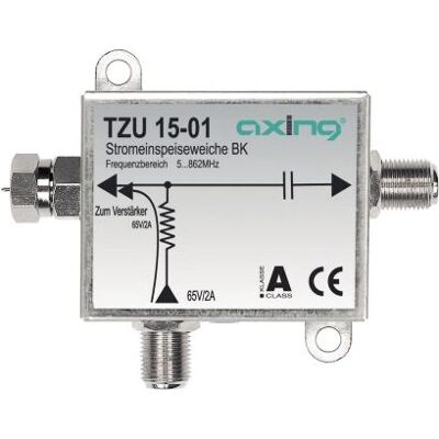 Axing TZU 15-01 Signaldämpfer - TV Signal-Dämpfer Axing TZU 15-01 Signaldämpfer - TV Signal-Dämpfer