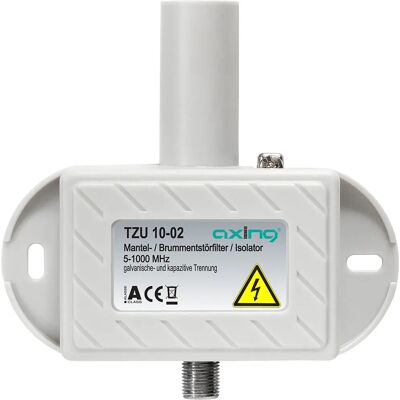 Axing TZU 10-02 - Filtro antirumore per rete - Bianco Axing TZU 10-02 - Filtro antirumore per rete - Bianco