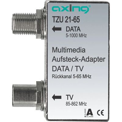 Axing TZU 21-65 Kabelový rozdělovač / kombinátor - Frekvence 5-1006 MHz - Stříbro Axing TZU 21-65 Kabelový rozdělovač / kombinátor - Frekvence 5-1006 MHz - Stříbro