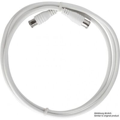 Cavo coassiale Axing SAK 151-00 - 1,5 m - Bianco Cavo coassiale Axing SAK 151-00 - 1,5 m - Bianco