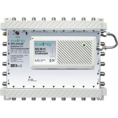 Axing SPU 910 – 09 Satelitní multischalter - Kabelový splitter/kombinátor Axing SPU 910 – 09 Satelitní multischalter - Kabelový splitter/kombinátor