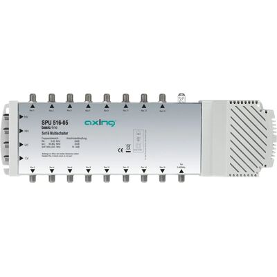 Satellitní multispínač Axing SPU 516-05 - 5 vstupů, 16 výstupů Satellitní multispínač Axing SPU 516-05 - 5 vstupů, 16 výstupů