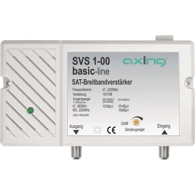 Axing SVS 1-00 Argento - Amplificatore a banda larga Axing SVS 1-00 Argento - Amplificatore a banda larga