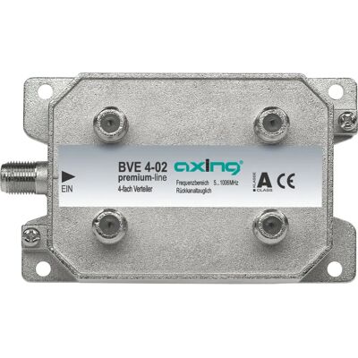 Diviseur de câble Axing BVE 4-02 - Diviseur, 5-1006 MHz, Gris Diviseur de câble Axing BVE 4-02 - Diviseur, 5-1006 MHz, Gris