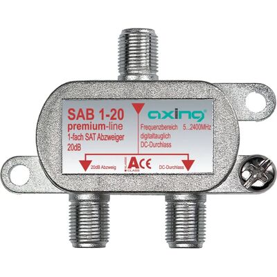 Divisor de cable Axing Sab 1-20 de aluminio - Divisor de cable Divisor de cable Axing Sab 1-20 de aluminio - Divisor de cable