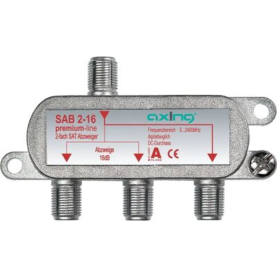 Diviseur câble Axing SAB 2-16 en aluminium Diviseur câble Axing SAB 2-16 en aluminium