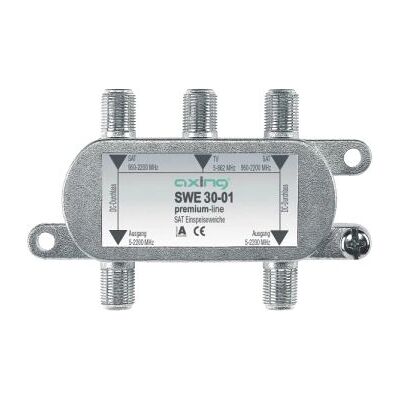 Axing SWE 30-01 Satelliten-Einspeiseweiche Silber Axing SWE 30-01 Satelliten-Einspeiseweiche Silber