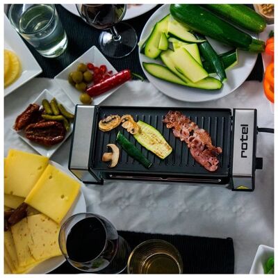 Appareil à raclette en aluminium pour 2 personnes - Publicité Appareil à raclette en aluminium pour 2 personnes - Publicité