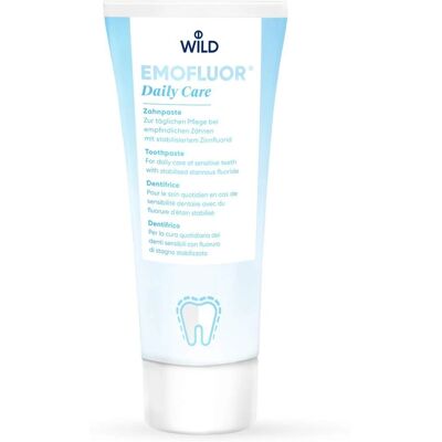Dentifrice Emofluor Soin Quotidien - Sensible 75ml - Publicité Dentifrice Emofluor Soin Quotidien - Sensible 75ml - Publicité