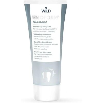 Dentifrice Diamant Emoform - Blanc Naturel Sensible Fluorure - Publicité Dentifrice Diamant Emoform - Blanc Naturel Sensible Fluorure - Publicité