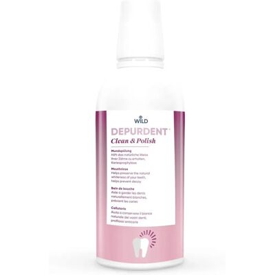Wild Depurdent 500ml Bain de Bouche - Blanc Naturel & Haleine Fraîche - Publicité Wild Depurdent 500ml Bain de Bouche - Blanc Naturel & Haleine Fraîche - Publicité