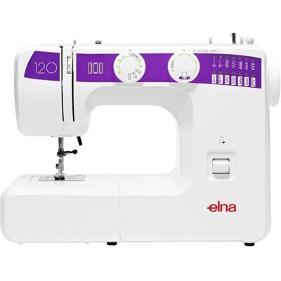 Elna eXplore 120 - Máquina de costura - 15 pontos - Tecido resistente Elna eXplore 120 - Máquina de costura - 15 pontos - Tecido resistente