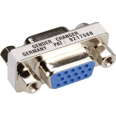 Changeur de Genre Mini Roline - VGA - 15 broches - F-F Changeur de Genre Mini Roline - VGA - 15 broches - F-F