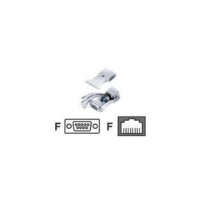Adattatore ROLINE DB9 F / RJ45 F - 8P/8C Grigio Adattatore ROLINE DB9 F / RJ45 F - 8P/8C Grigio