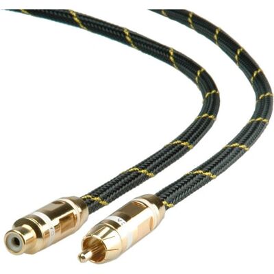 Adaptador de cable de vídeo ROLINE 11.09.4295 - Negro/Oro/Blanco Adaptador de cable de vídeo ROLINE 11.09.4295 - Negro/Oro/Blanco