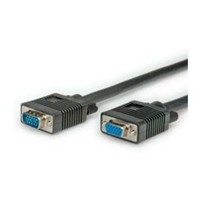 Cavo VGA Roline 2m - Estensione, Con Bloccare, Nero Cavo VGA Roline 2m - Estensione, Con Bloccare, Nero